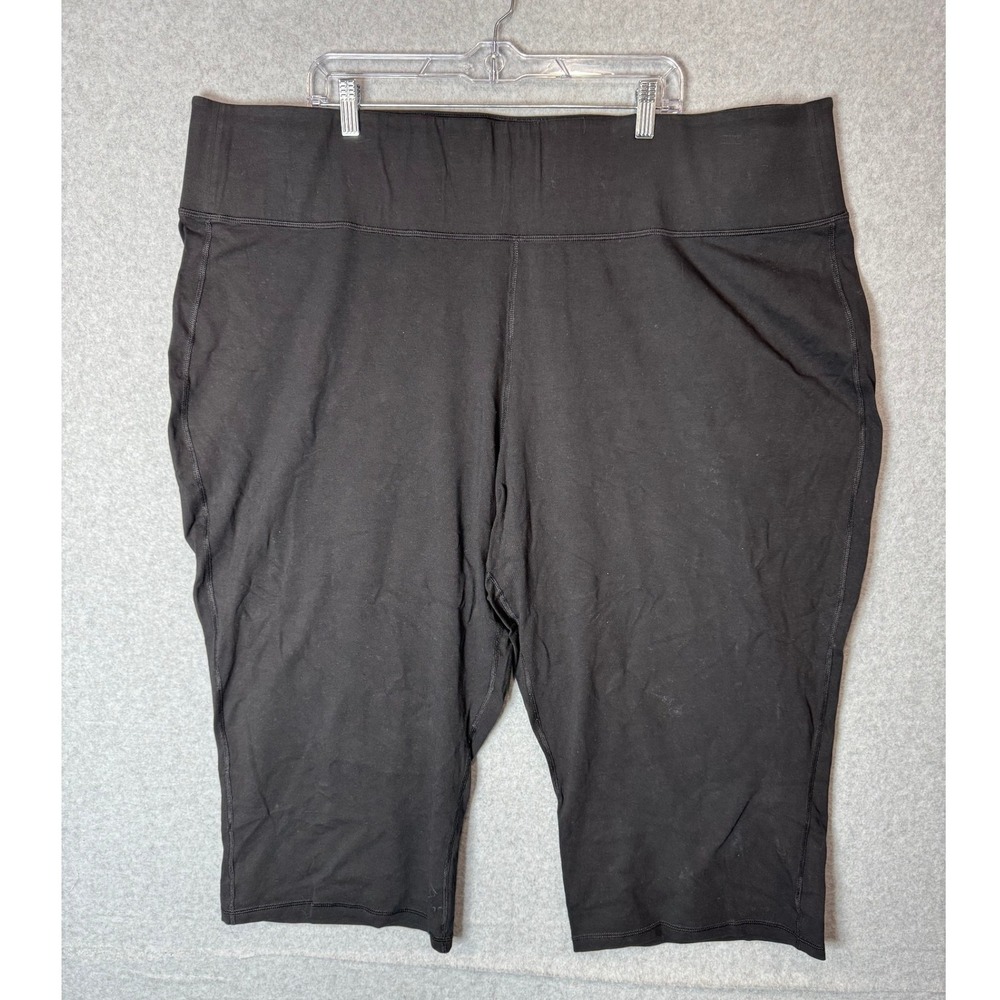 LIVI Activewear Shorts Womens 30/32‎ High Waist Stretch Athletic Black